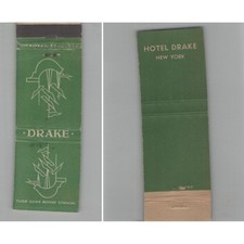 Matchbook Cover Hotel Drake New York NY picture