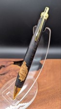 834 Superb African Blackwood Knot Two Tone Wooden Shaft Mechanical Pencil picture