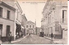 Old postcard 17 Saint Georges de Didonne Grande Rue picture