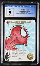 CGC Upper Deck, Marvel 3D-  Spider-Man Playable Sketch Card, Unverified Artist 9 picture