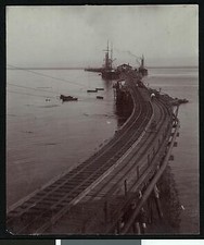 View of Port Harford wharf San Luis Obispo County 1905 California Old Photo picture