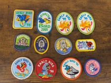 Girl Scouts of America VINTAGE PRODUCT SALES 1980-2005 8 Patch Lot picture