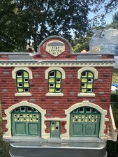 Vintage Dept 56 Fire Station Snow Village picture