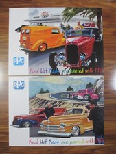 (2) PPG Paints Darrell Mayabb Street Hot Rods Prints / Posters - 2014 & 2015 picture