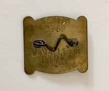 1988 RARE VINTAGE METAL SUMMER SEASON BEACH BADGE  LAVALLETTE, NJ picture