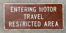 Vintage retired OFF ROAD JEEPING sign 24x48in Ouray Colorado thick aluminum picture