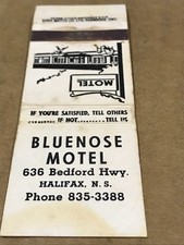 Vintage Bluenose Motel - Matchcover, Matchbook picture