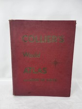 Vintage Colliers World Atlas & Book of Facts Rand Mcnally 1960 Printed in USA picture