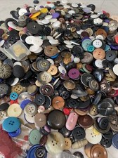 Bag of Vintage Buttons Over 2 pounds Bulk Lot, Sewing, Crafts Grandmas Buttons picture