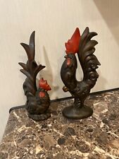 collectible sculptures figurines Set of Roosters picture