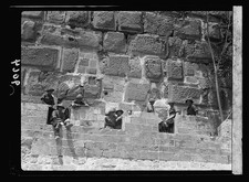 Photo:Palestine 1936 Arab Revolt Soldiers Behind Wall Jerusalem picture