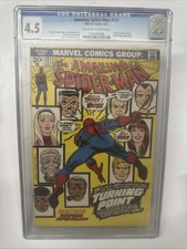 Amazing Spider-Man 121 CGC 4.5 1973 Death of Gwen Stacy Green Goblin Marvel Key picture