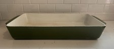 Vintage Copco Denmark Michael Lax Enameled Cast Iron Cookware Avocado Green MCM picture
