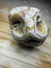 Polished Crowley’s Ridge Agate – Orange Eye Patterns, Banding/Natural Vugs picture