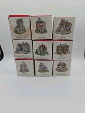 Liberty Falls American Collection Lot of 9 in Boxes Rare 1992-1993 Designs Pics picture