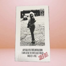 Lady Gaga Flyer (March 28 to April 7, 2014 - Roseland Ballroom in New York City) picture