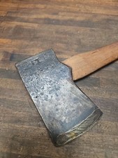 AC35- Antique Hand Forged Pennsylvania Felling axe 4 lb 12 oz Stamped FT picture