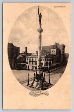 Allentown PA Soldiers' Monument Shafer & Thompson Postcard c1900s picture
