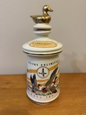 Vintage 1972 Old Cabin Still Ducks Unlimited Decanter Stitzel-Weller-Era-EUC picture