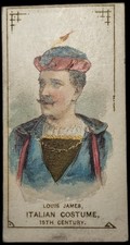 1889 DUKE'S CIGARETTES PORTRAITS OF OUR LEADING ACTORS AND ACTRESSES LOUIS JAMES picture