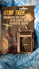 Vintage Star Trek Tricorder Keychain Lighted w/ Sound RW-4001 Black/Silver picture