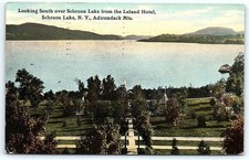Used 1914 Schroon Lake NY Leland Hotel Adirondack PC picture