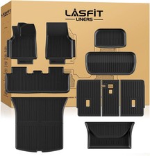 LASFIT 10PCS Floor Mats for Tesla Model Y Juniper 2026 2025, TPE Custom Fit All picture