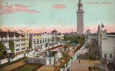Vintage Postcard 1910's White City Margaret Deep Bull Sea Chicago IL Amusement picture
