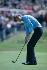 English golfer Ken Brown during British Open Golf Championship hel- Old Photo picture