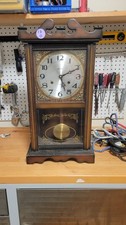 Vintage Alaron 31 Day Pendulum Wall Clock With Key C-246 Korea. Beautiful  picture