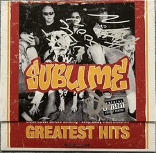 ERIC WILSON + JAKOB NOWELL SIGNED SUBLIME GREATEST HITS VINYL LP W/QUOTE JSA COA picture
