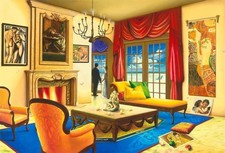 Love Story by Orlando Quevedo on Unstretched Canvas Med, 30