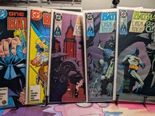 Batman Vol.1 5 Book Lot DC: #403 1987, #409 1987, #452-454 1990 (Mignola Covers) picture