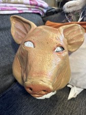 2005 Don Post Latex Pig Head Mask Saw Movies picture
