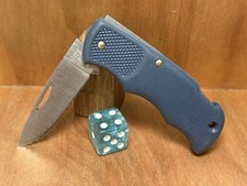 CUTCO 1886 440A High Carbon Navy Blue Double-D Blade Lockback Knife NEAR MINT picture