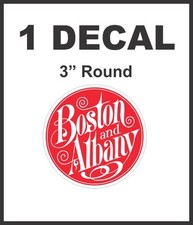 Boston and Albany Railroad Railway Rail Road Lionel Train Diorama Decal - Nice picture