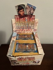 The Young Indiana Jones Chronicles Pro Set Trading Card Box of 34 Sealed Packs  picture