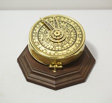 Franklin Mint Discovery of America Brass Compendium 1492–1992 with Wood Stand picture