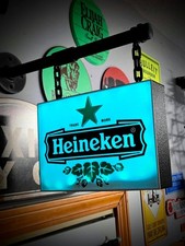XL Heineken Hanging LED Light Box | Double Sided Beer Bar Sign Decor picture