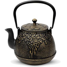 Classic Japanese Cast Iron Teapot - 11 Oz Capacity for Flavorful Tea Experiences picture