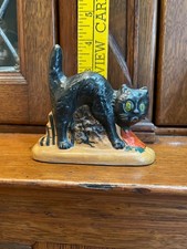 Vaillancourt Folk Art  Cat with Arched Back #664 picture