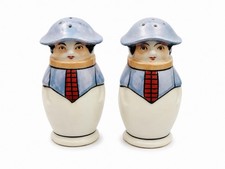 Antique Noritake Art Deco Japanese Figural Salt Pepper Shakers Made In Japan picture