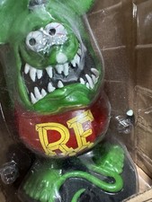 Rat Fink Standing Statue SEALED VINTAGE Holiday Decor MISSSING NOSE FELL OFF picture