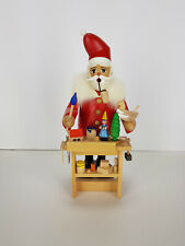 Santa At Workbench Smoking Man picture