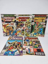Fantasic Four 181 183 187 192 197 30c Comic Book Lot Marvel Low/Mid Grade picture