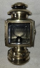 Antique 1910 Era Sprague Waldo Mfg. Co. All Brass Kerosen Taillamp Detroit Mich. picture