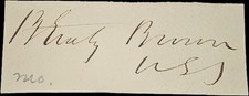 B. Gratz Brown U.S. Senator, Governor of Missouri, 1872 Vice President Candidate picture
