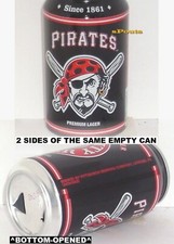 2016 PITTSBURGH PIRATES MLB BASEBALL TEAM JOLLY ROGER BLACK IRON CITY BEER CAN picture