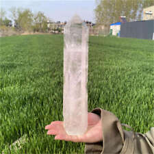 3.83lb Natural Clear Quartz Obelisk Energy Crystal Point Wand Specimen Reiki Gem picture