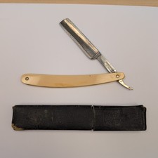 Vintage Shapleigh Hardware Straight Razor With Box St Louis MO picture